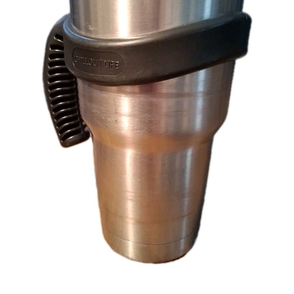 Yeti Rambler Stainless Steel Insulated Tumbler Cup Lid Removabe Handle 30oz READ - Picture 9 of 10